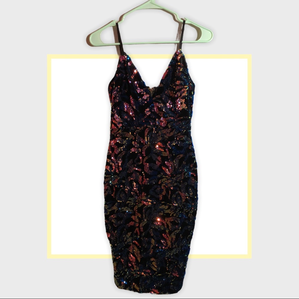 Gorgeous sequin strap dress